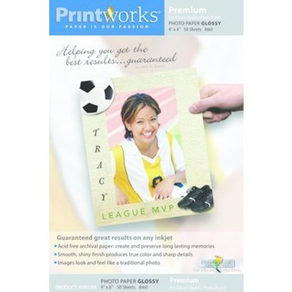 6PK PARI 00590 Printworks Photo Ppr High Gloss 4x6
